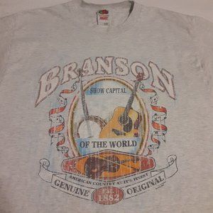 VTG Branson Missouri SS Women's T Shirt Fruit of the Loom Tag Size L